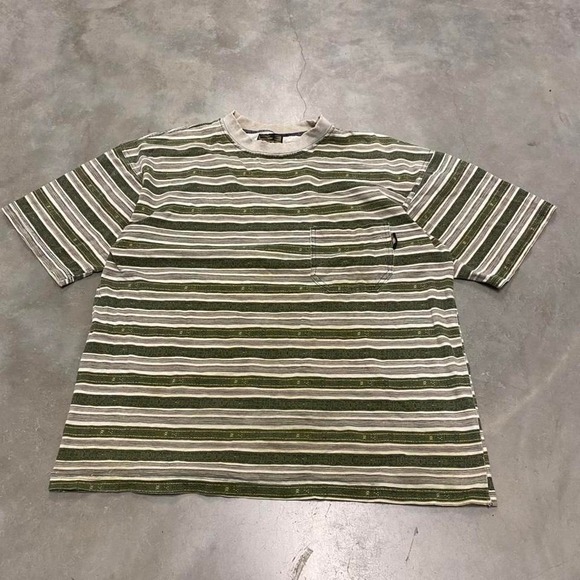 Gotcha Other - Vintage y2k 90s gotcha forest green cream skater surfer pocket t shirt